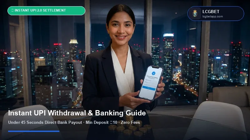 Lcgbet Instant UPI Withdrawal & ₹25 INR Deposit Tutorial